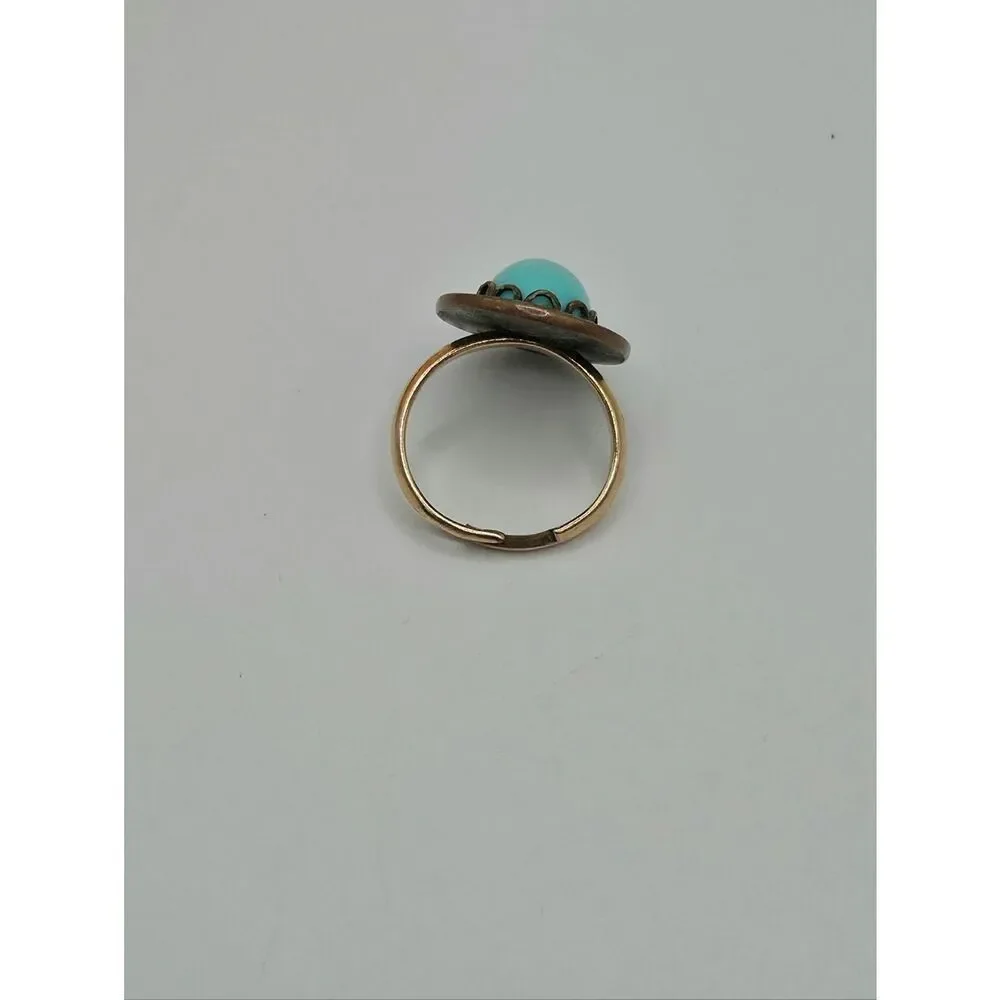 Vintage 12kt Shank cabochan ring